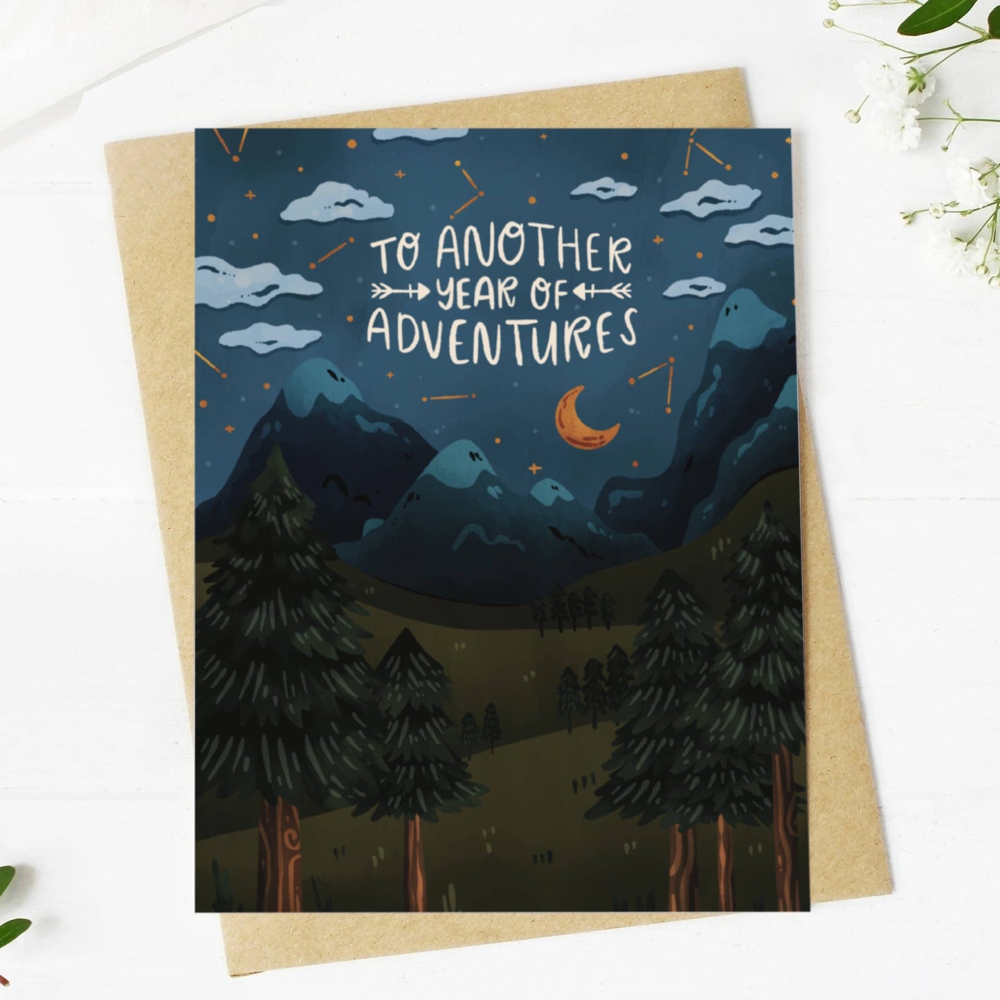 Card - "To Another Year Of Adventures" Greeting