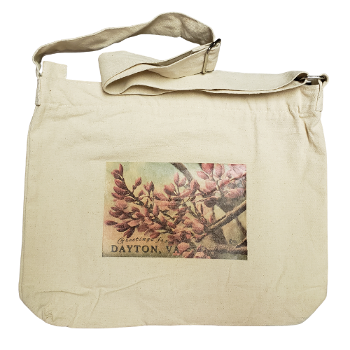 Canvas Messenger Bag - Redbud Dayton, VA