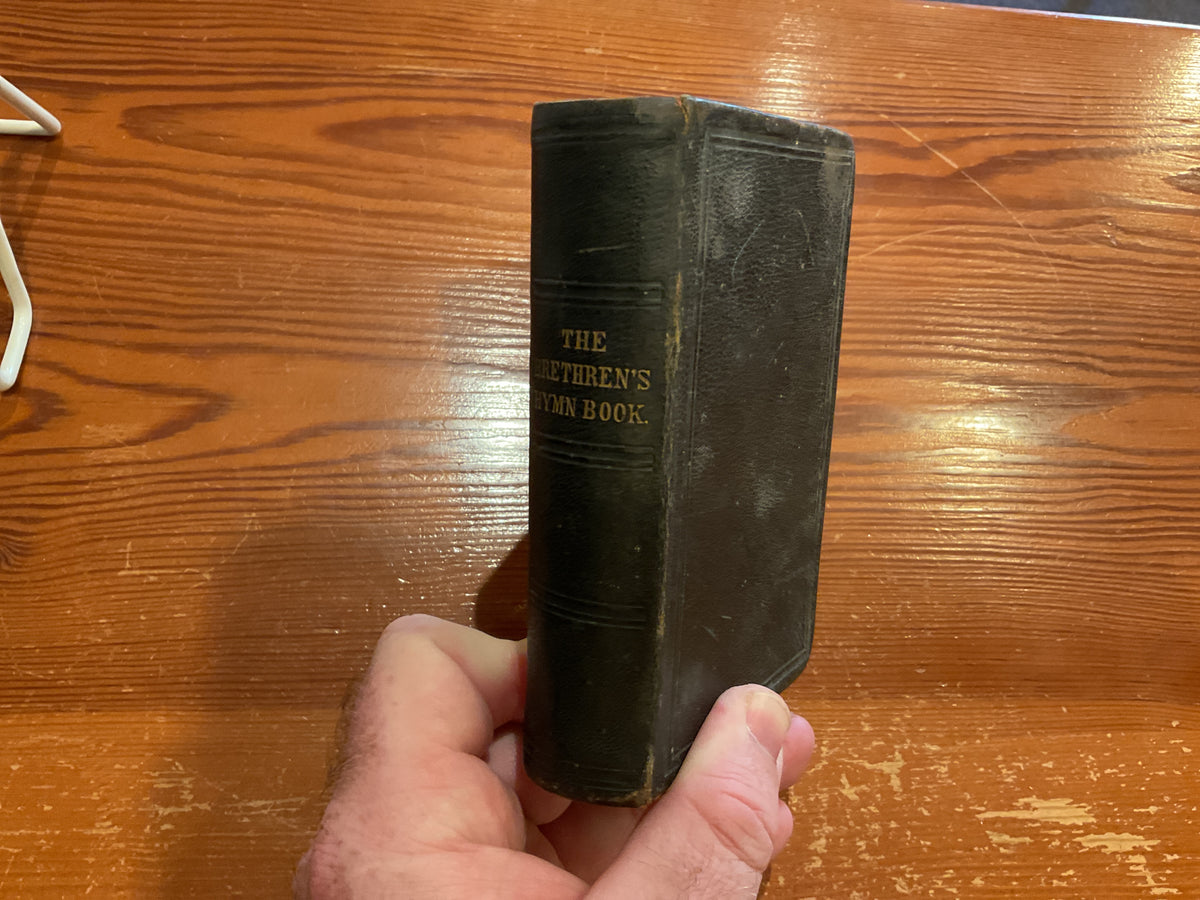 Used- The Brethren's Hymn Book, James Quinter 1867, Rare