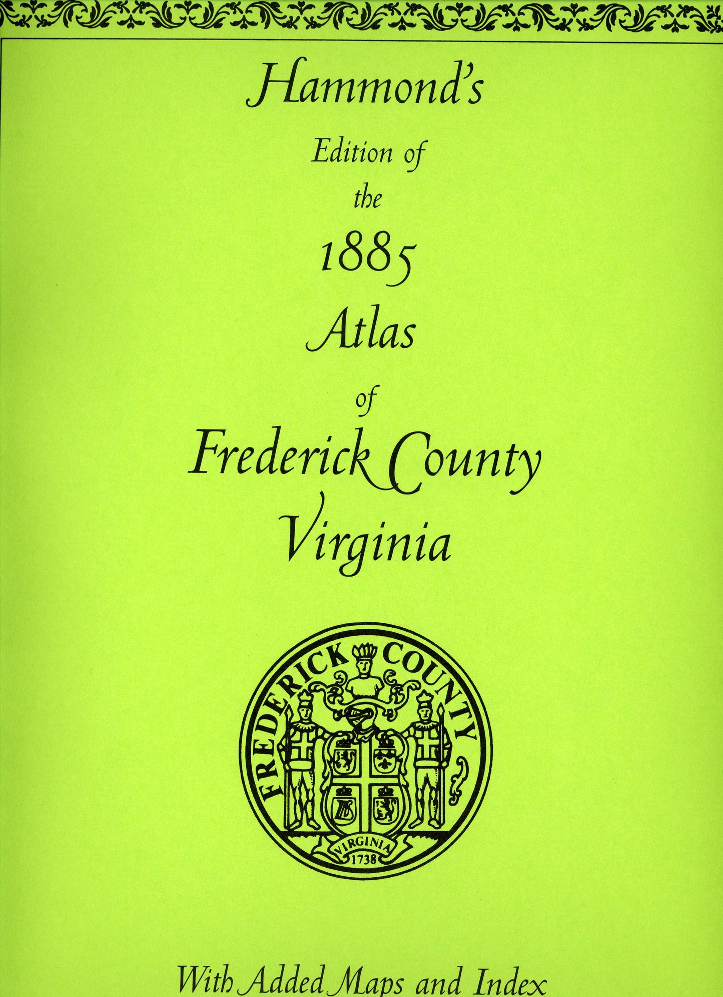 Atlas (1885) of Frederick County, Virginia