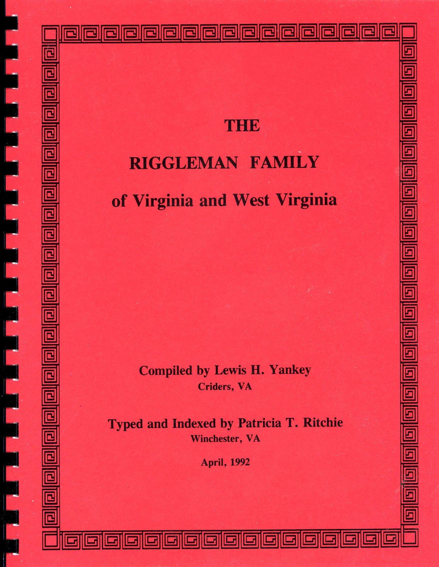 Riggleman Family of Va. & WVa., The