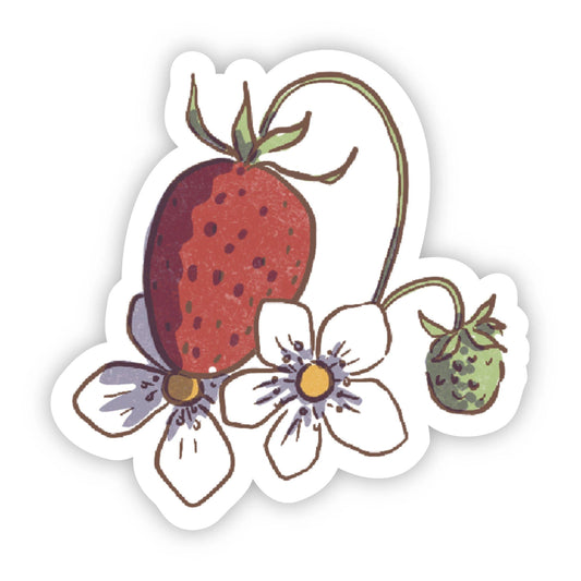 Sticker - Strawberry Blooming
