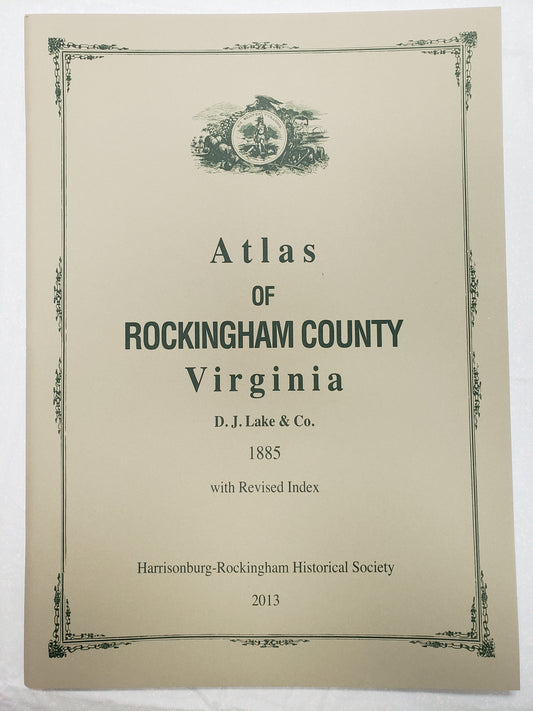 Atlas (1885) of Rockingham Co., VA with Index