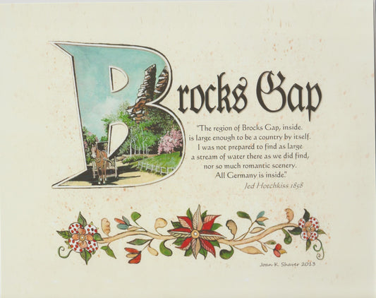 Brocks Gap Print