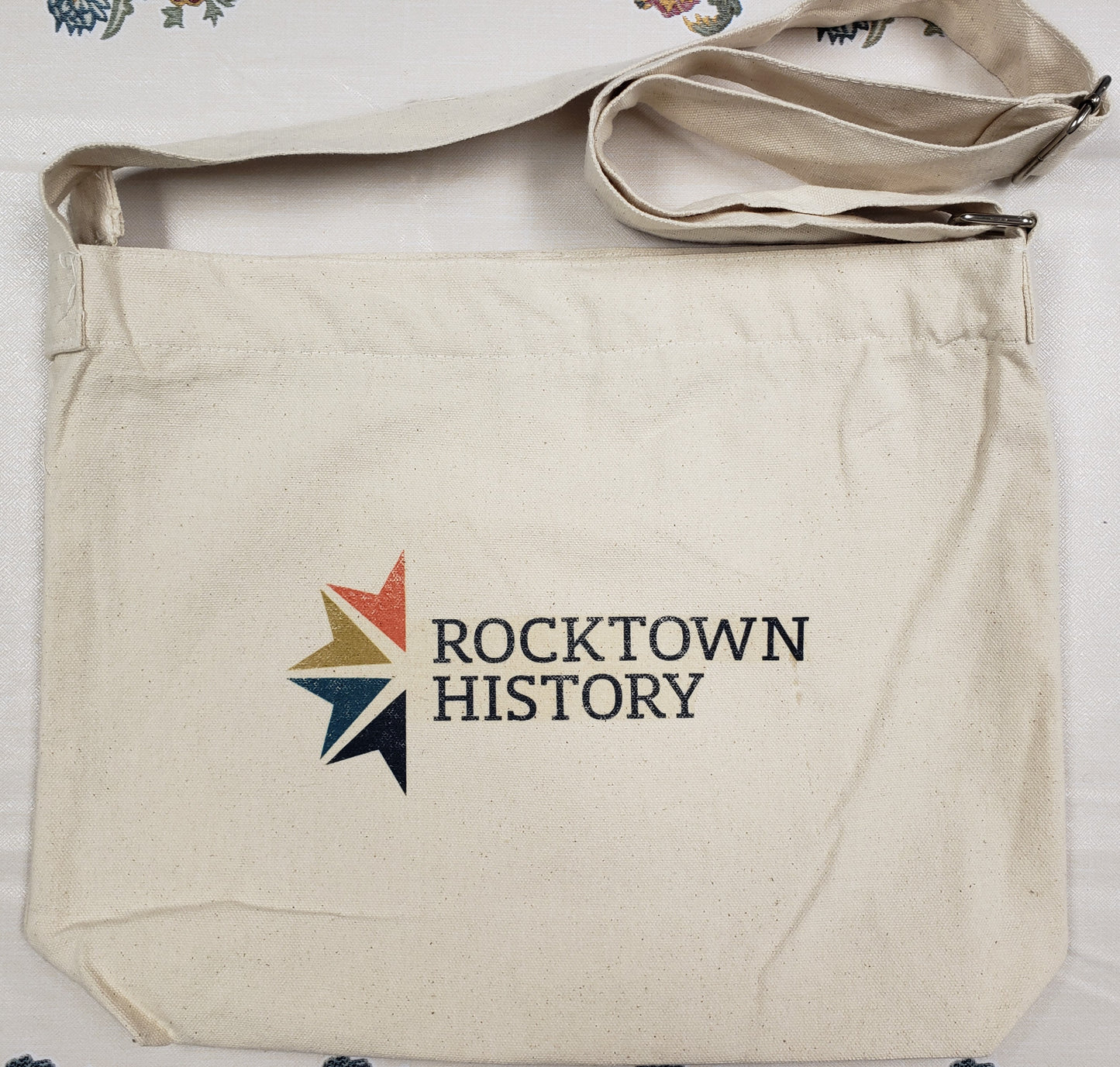 Canvas Messenger Bag - Rocktown History