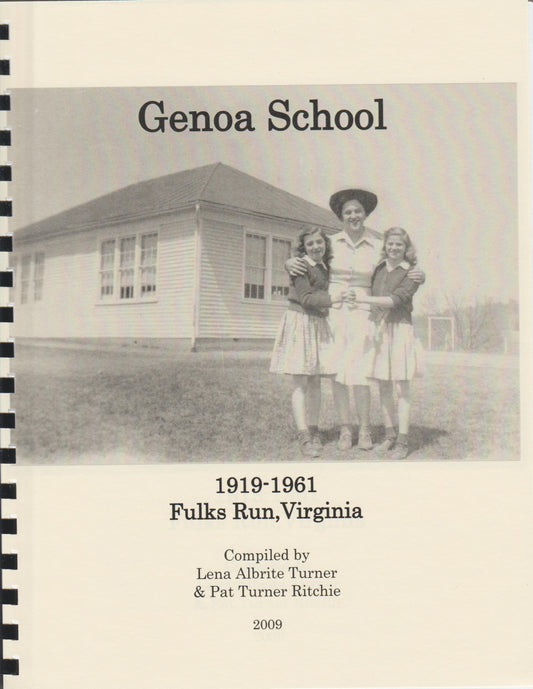 Genoa School: 1919-1961, Fulks Run, Virginia