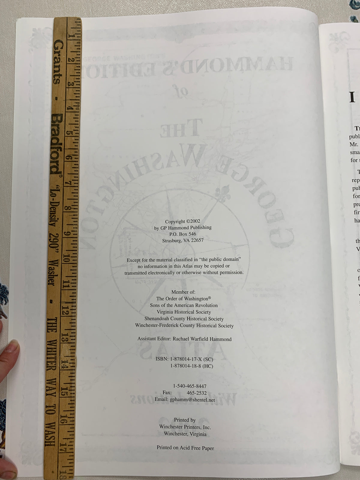George Washington Atlas, The