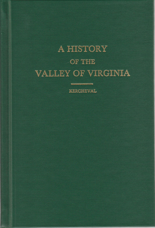 History of the Valley of Virginia, A