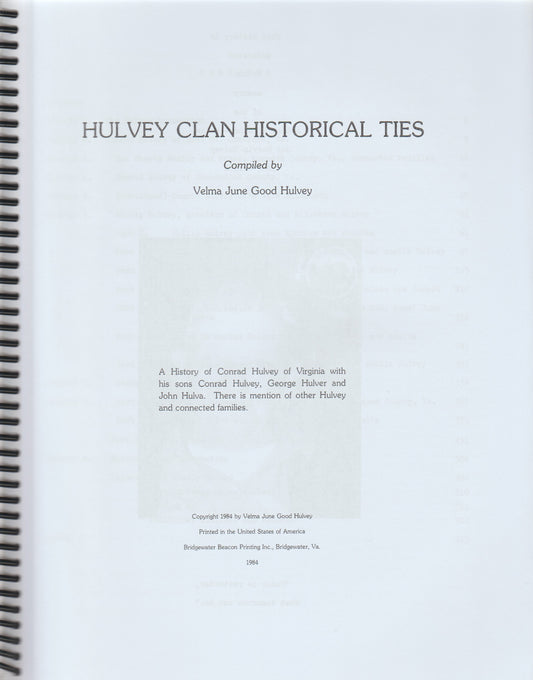 Hulvey Clan Historical Ties