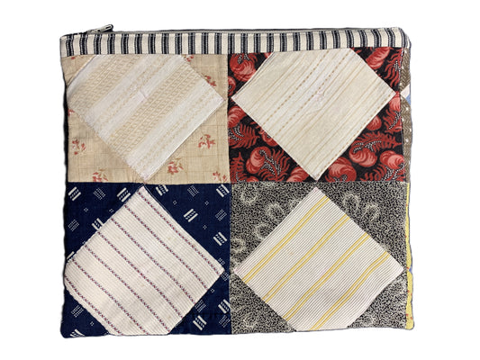 Large Clutch-History at Heart Quilt top bag