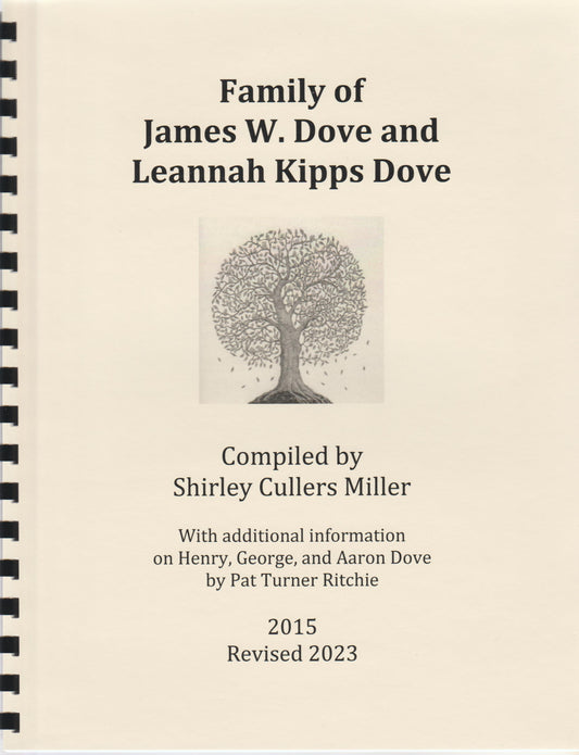 Family of James W. Dove and Leannah Kipps Dove