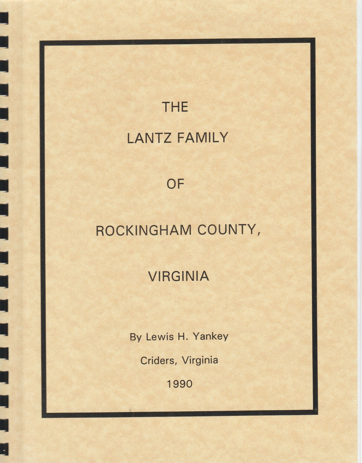 Lantz Family of Rockingham Co., Va., The