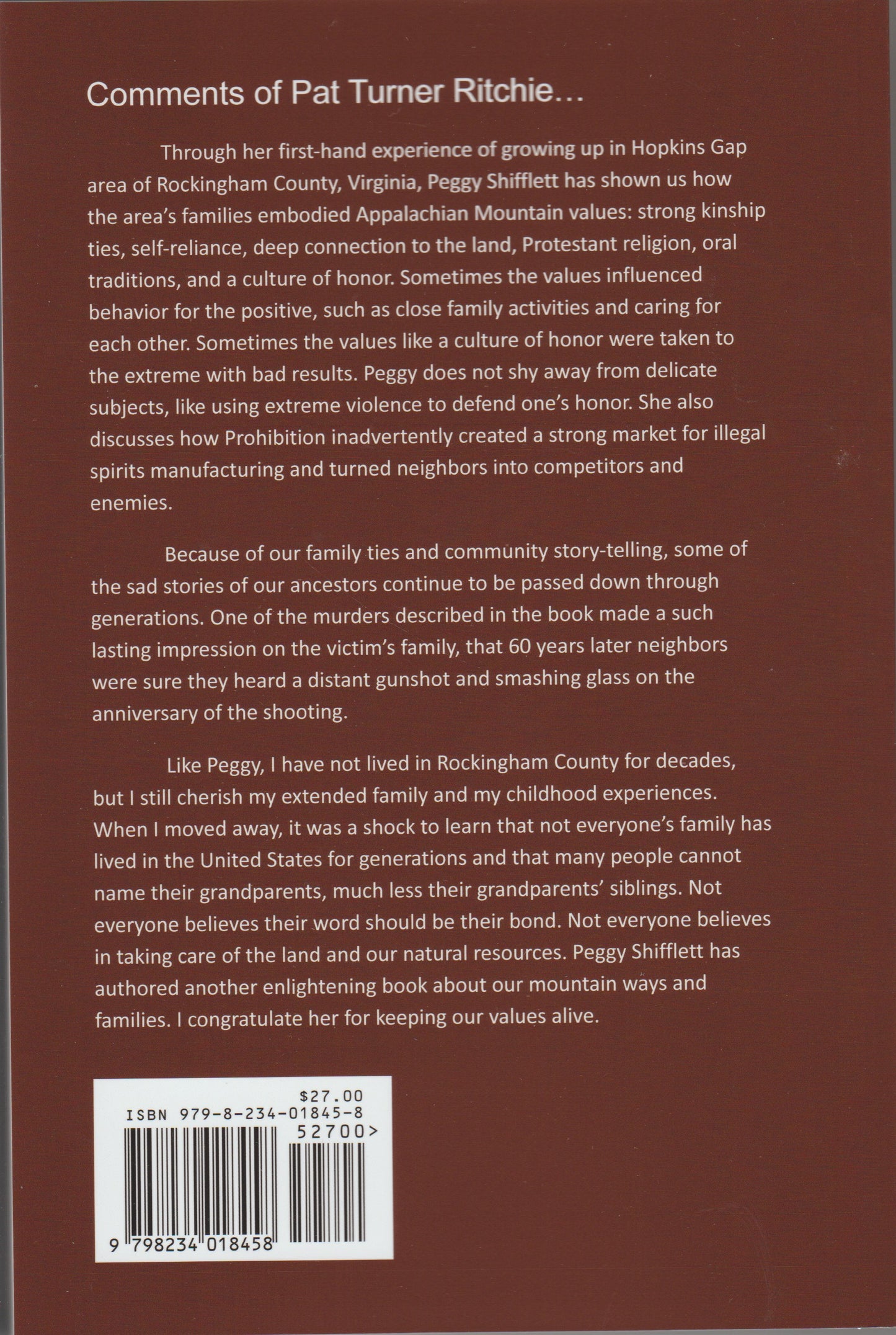 Mountain Men of Hopkins Gap: Migration, Survival, Violence