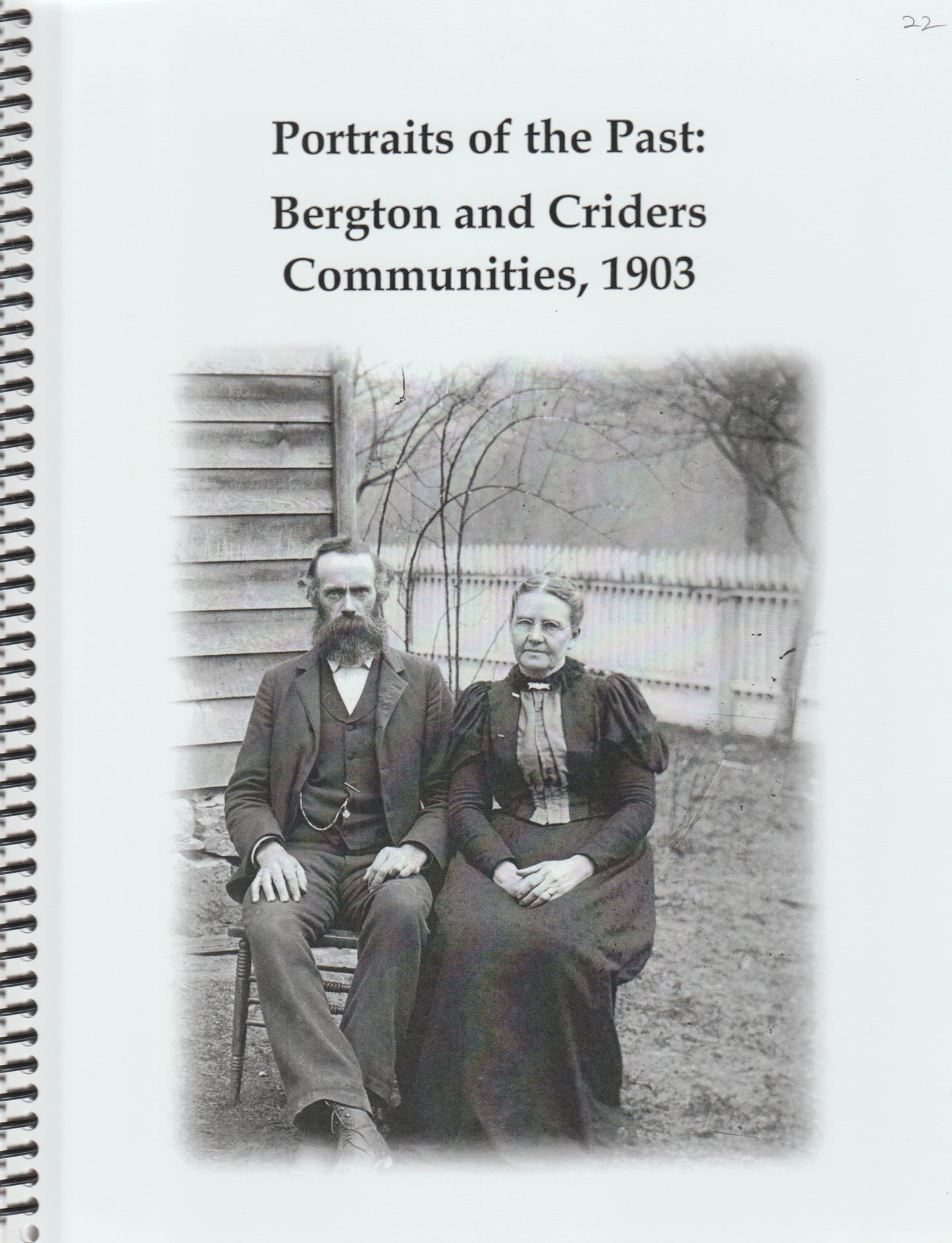 Portraits of the Past:  Bergton and Criders Communities, 1903