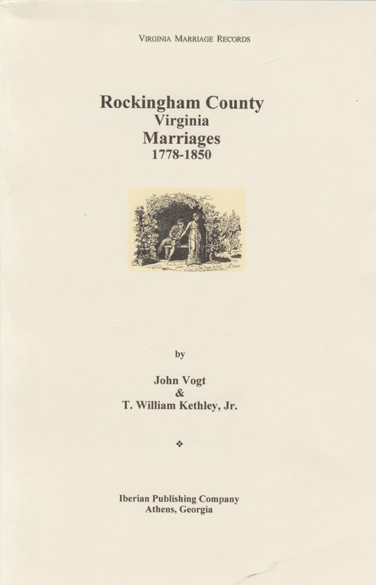 Rockingham Co., Va. Marriages 1778-1850