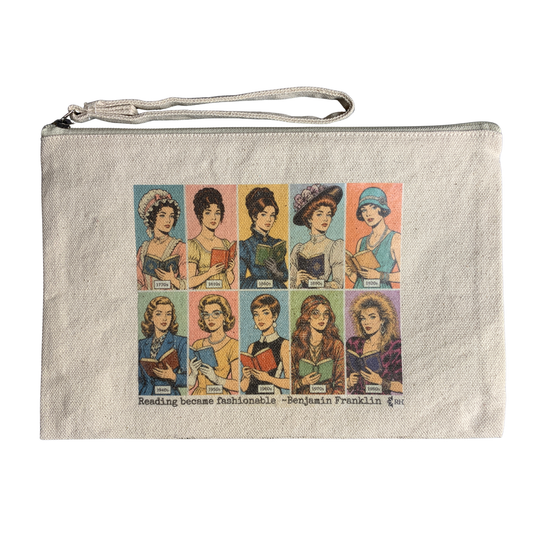 Medium Clutch-Reading became fashionable" with Handle