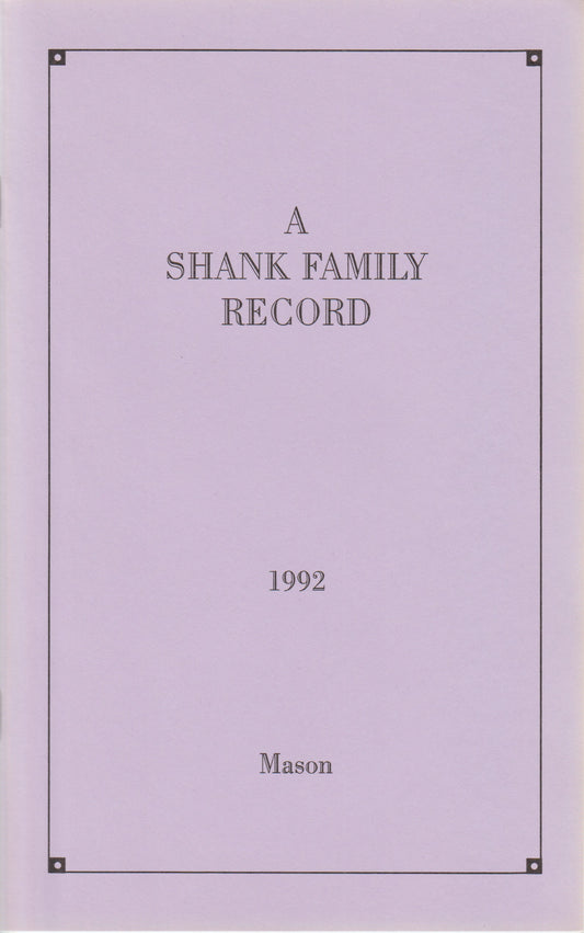 Shank Family Record, A