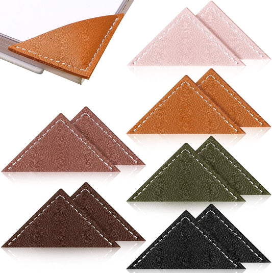 Leatherette Corner Bookmark (set of 2)