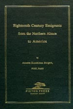 Eighteenth Century Emigrants from the Northern Alsace to America