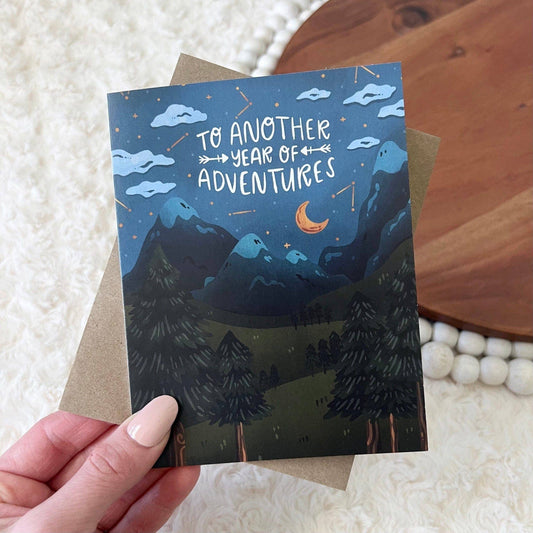 Card - "To Another Year Of Adventures" Greeting