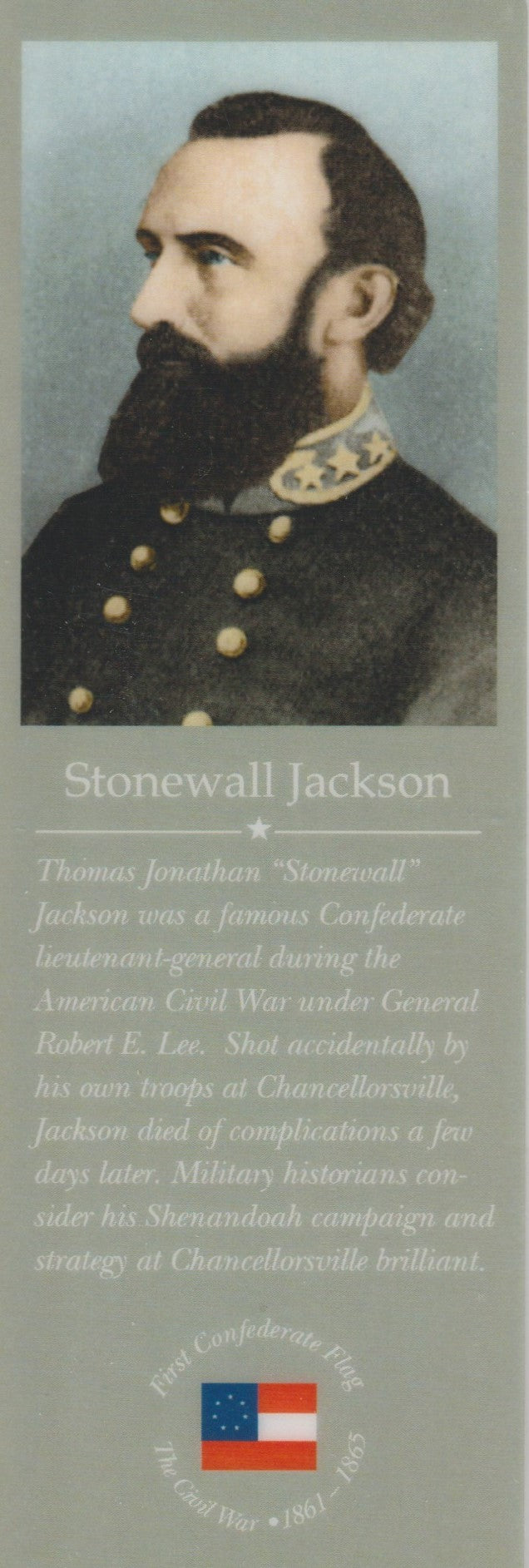 Stonewall Jackson Bookmark